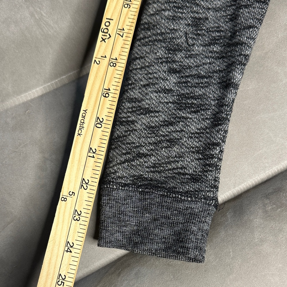 Roxy Charcoal Heather Zip-Up Hoodie - Picture 6 of 8